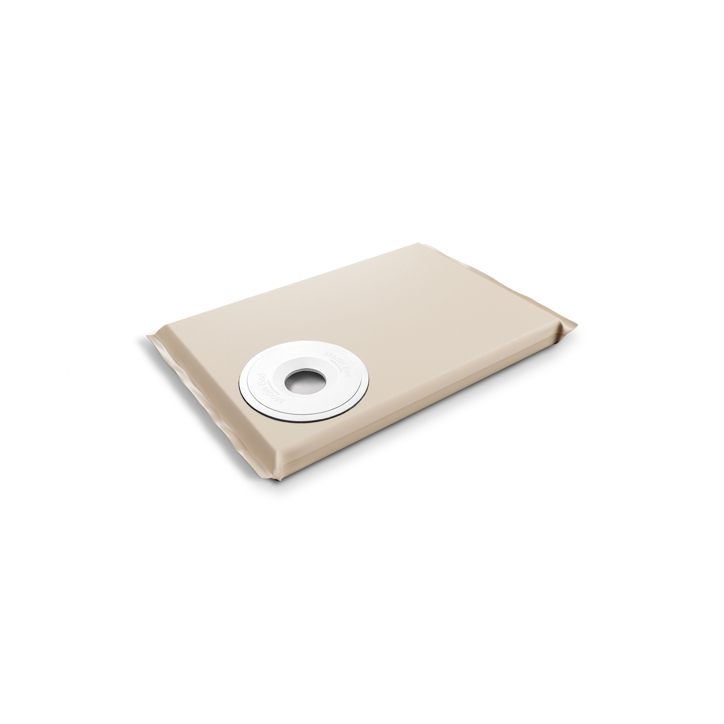 Luna beige hundbädd 55x36cm höger skål