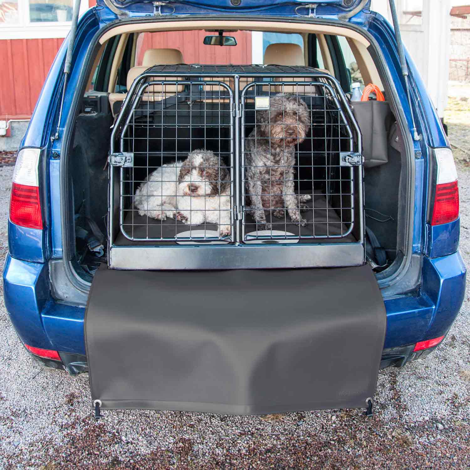 Stötfångarskydd Dubbelbur Mörkgrå